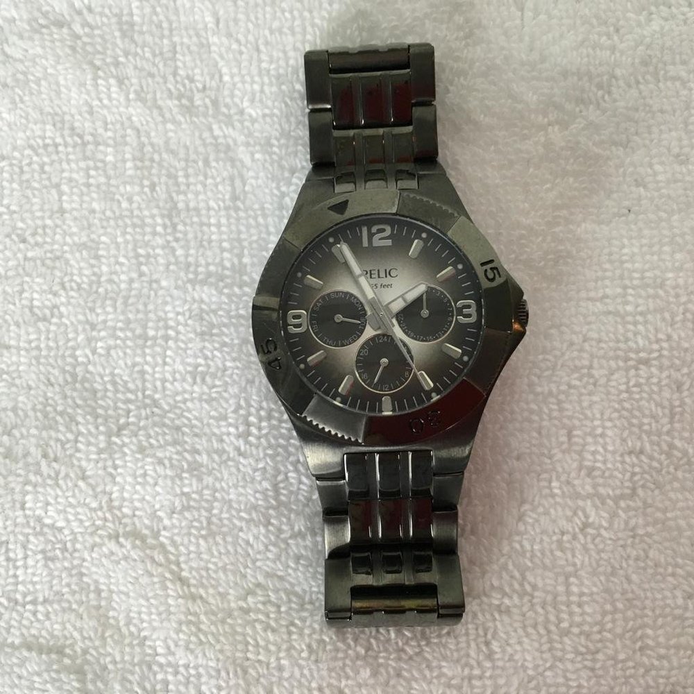 Relic Stainless Steel Watch Man Gray DM58